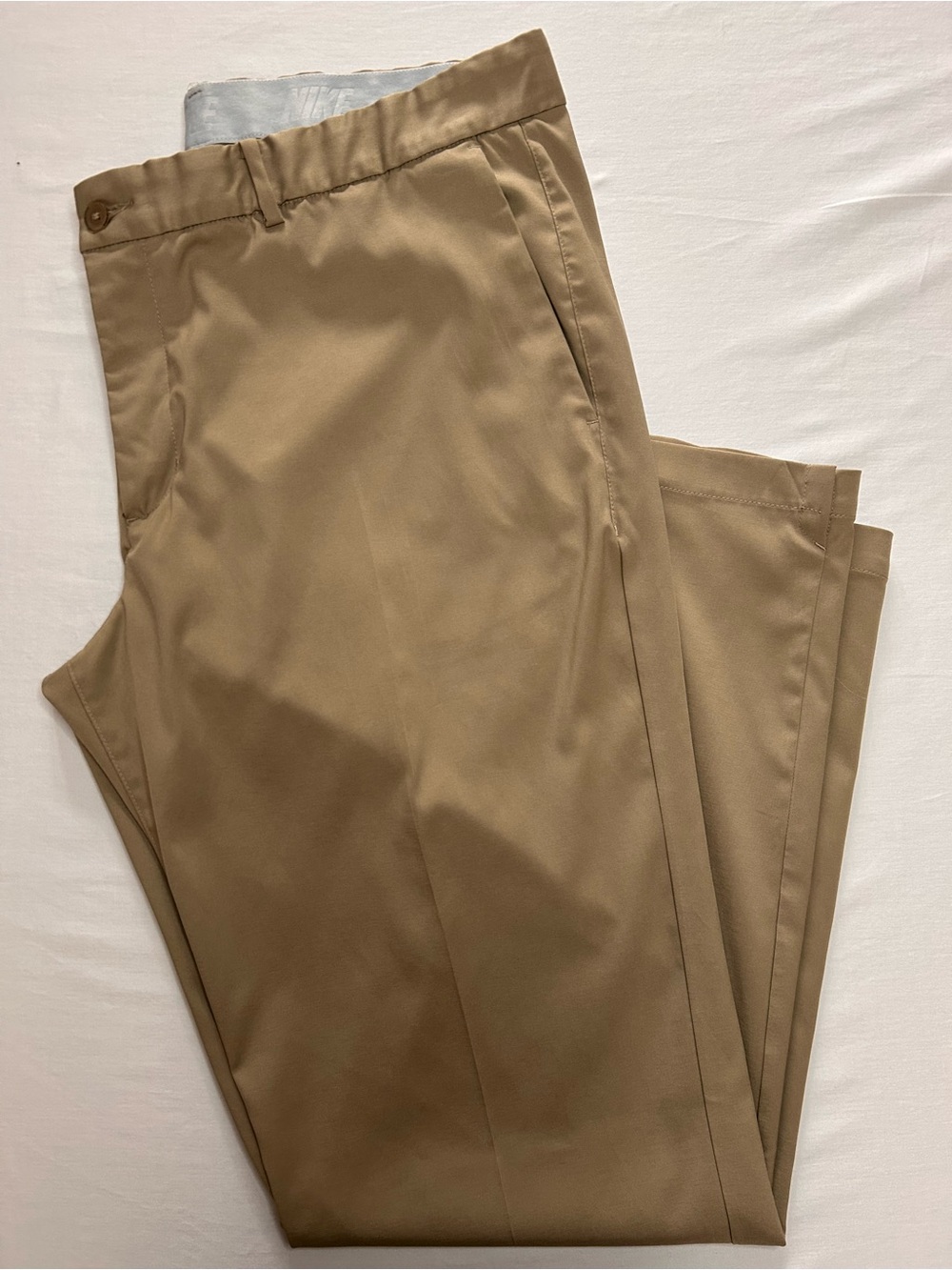 Nike Golf Dri Fit Pants Mens 36x32 Khaki Standard Fit Performance